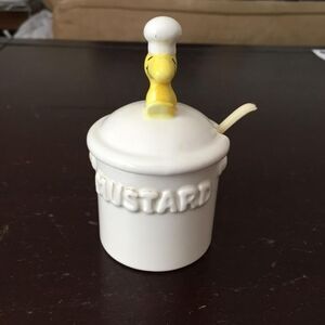 Very Rare Vintage Collector Woodstock Mustard Jar